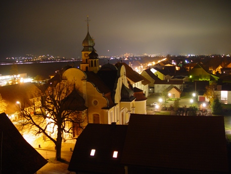 Kirche Kestenholz nacht